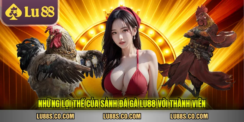 Những lợi thế của sảnh đá gà LU88 với thành viên